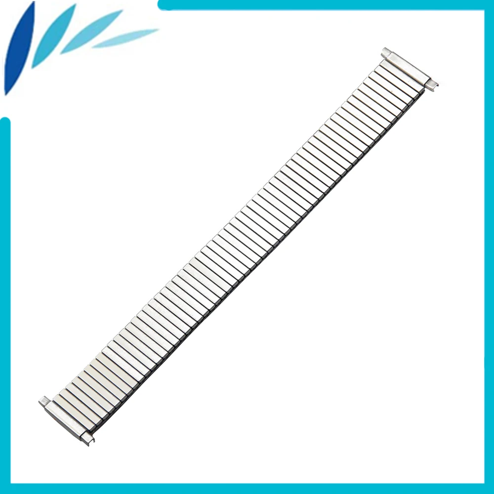 

Stainless Steel Watch Band 19mm 20mm 22mm for TAG Heuer Elastic Strap Wrist Expansion Loop Belt Bracelet Silver