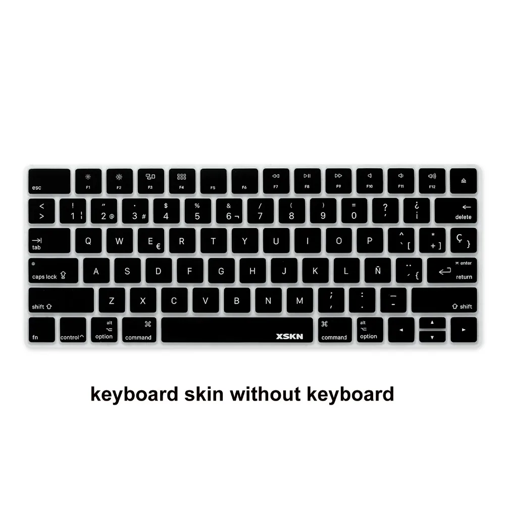 Чехол для клавиатуры XSKN с испанской раскладкой беспроводной Apple Bluetooth Волшебная