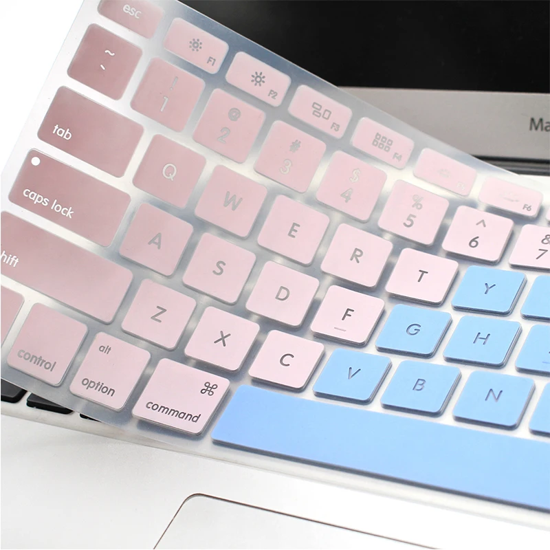 Для нового Macbook Air 13 крышка клавиатуры прозрачный цвет Защита клавиатуры ноутбука для Macbook Air 13 мягкая кожа Наклейка A1932