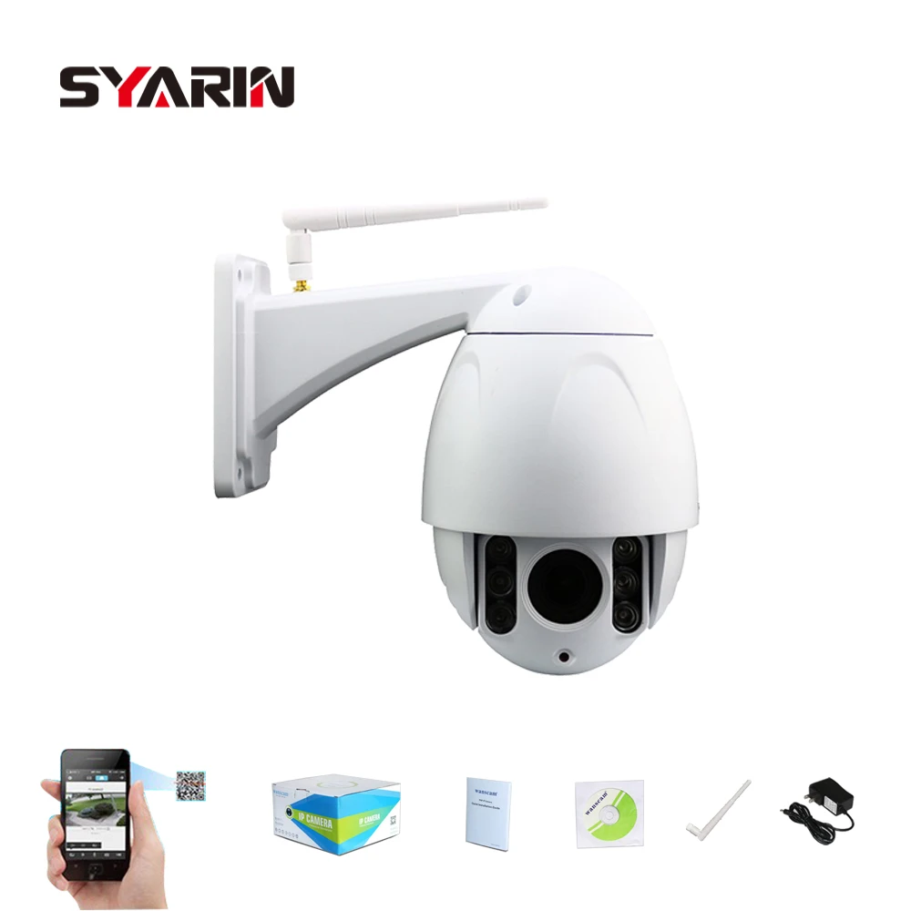 Syarin 1080 P Full HD 5x Оптический зум 2.8 12 мм объектив PTZ ИК Беспроводной открытый