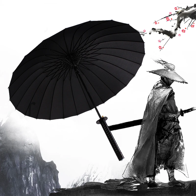 Бренд LIKE RAIN, японский самурайский зонтик, меч ниндзя, зонтик от дождя, женские полуавтоматические ветрозащитные зонты с длинной ручкой UBY49