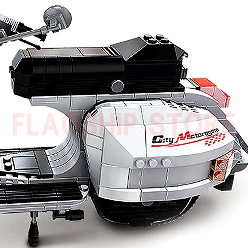 XingBao 03002 Оригинальные творческие технические классические серии Vespa P200 мото
