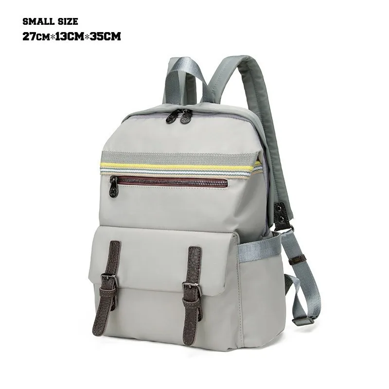 Gray Small Backpack LIKETHIS, хит, женский рюкзак, рюкзак для ноутбука, многофункциональный, водонепроницаемый, высокое качество, рюкзак для путешествий, Mochila Escolar, ноутбук - Цвет: Gray Small Backpack