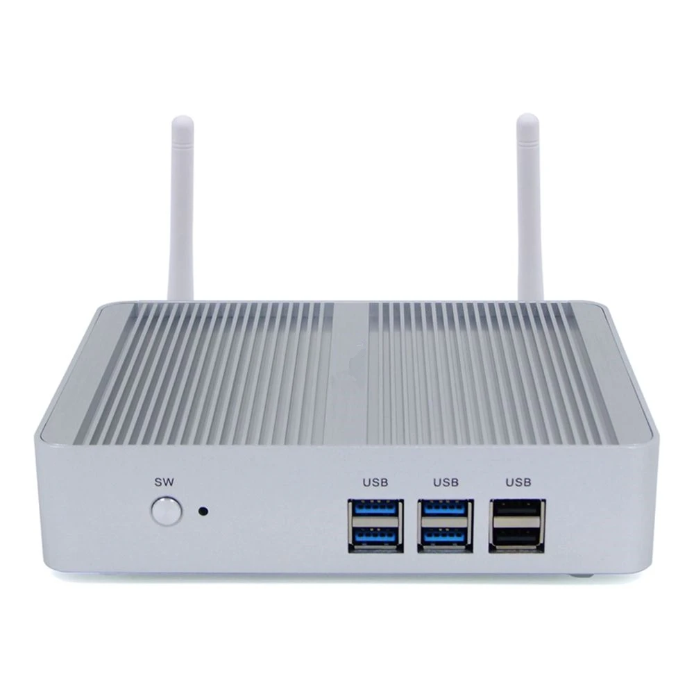 EGLOBAL Intel Core i7 5500U безвентиляторный мини ПК Windows 10 Linux Barebone Micro настольный компьютер HD