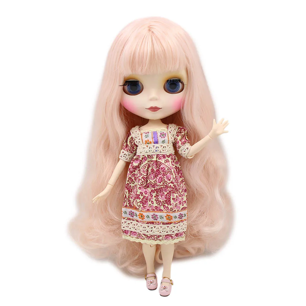 Ледяной DBS Blyth кукольные 1/6 шарнирное тело матовая лицевая сторона белая кожа DIY BJD