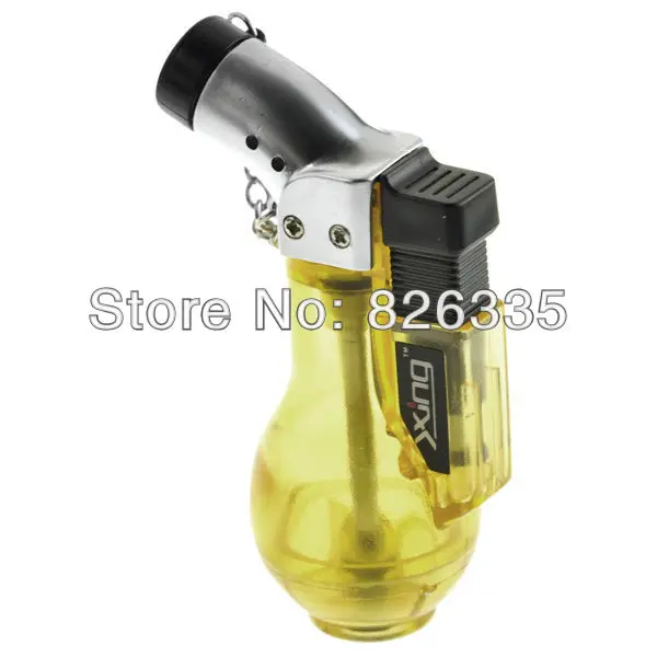 5pcs Novelty Translucent Wine Bottle Shaped Refillable Butane Gas Jet Torch Windproof Cigarette Lighter Free Shipping |