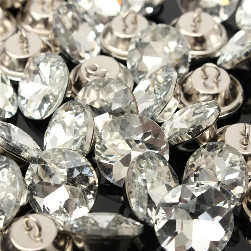 100 штук упак. красные хрустальные пуговицы диван кровать стенные Стразы