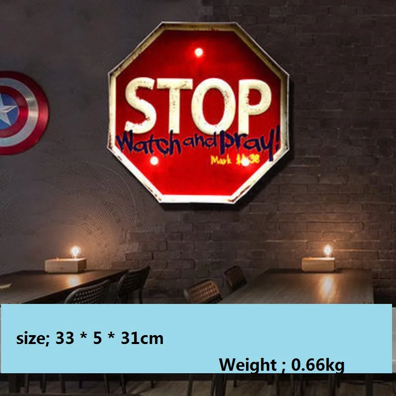 Винтажные домашние декоративные металлические знаки светодиодный неоновый знак