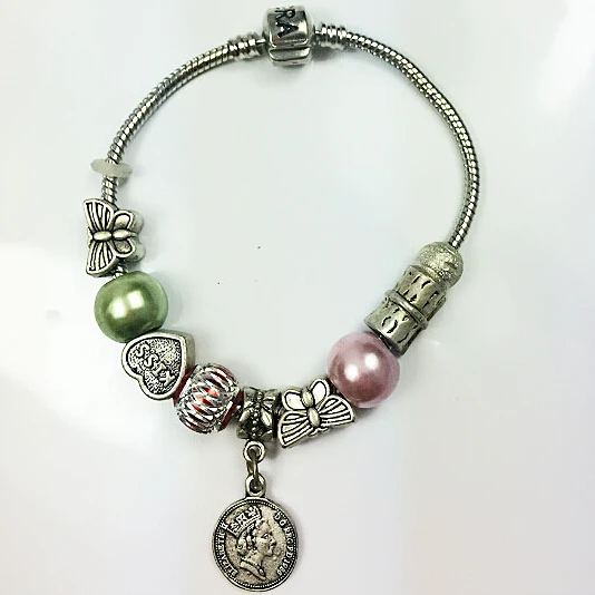 

Factory Direct Best Selling Luxury Silver Charm Bracelet for Women Fashion DIY Beads Jewelry Original Bracelets Pulseira Gift