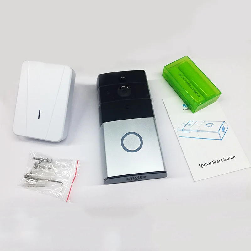 Видео глазок дверная камера с дверным звонком wifi безопасности для квартиры умный