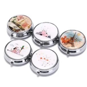 Pill Box Travel Case Splitter Organizer Medicine Cutter Container Dispenser Capsule Holder Organiser Hot Sale | Красота и здоровье