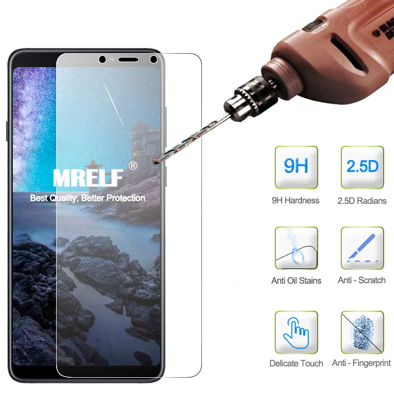 MRELF закаленное стекло для samsung Galaxy A9 защита экрана на Защитное стекло для телефона для samsung A9 закаленное стекло