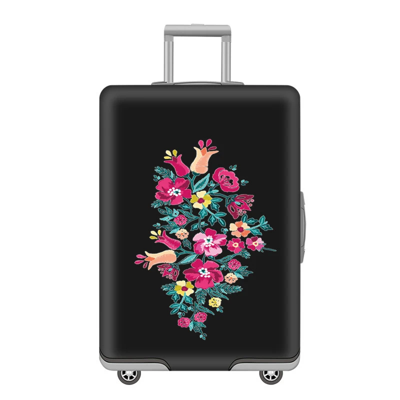 D Luggage cover Эластичный уплотненный багажный чехол, Защитные чехлы для багажа 19-32 дюймов, чехол для чемодана, износостойкие дорожные аксессуары - Цвет: D Luggage cover