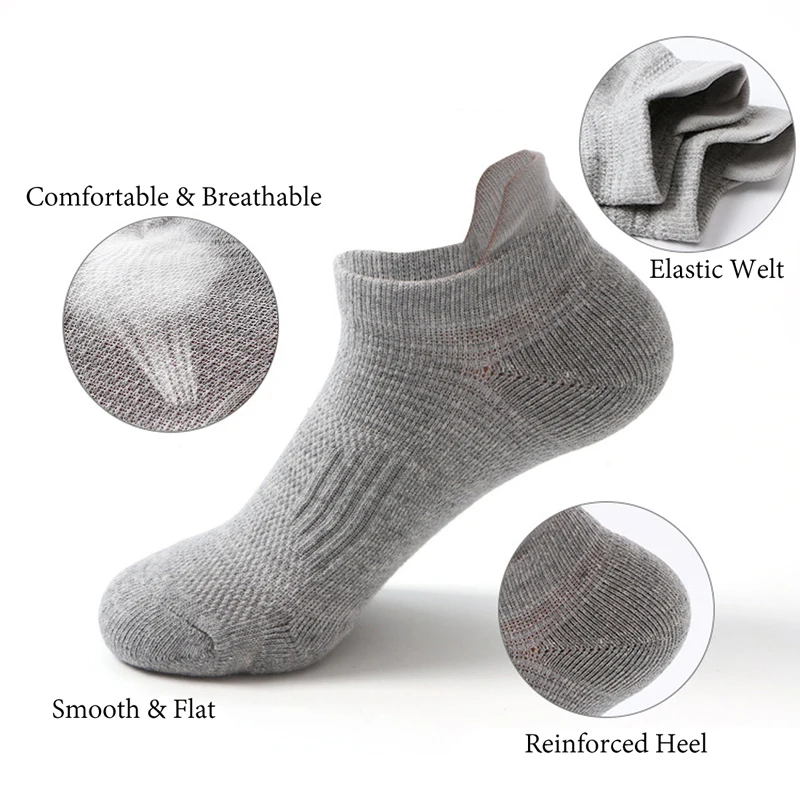 NIBESSER 3-6Pairs High Quality Professional Men Running Socks Breathable Road Bicycle Outdoor Sports Racing Cycling Sock | Мужская