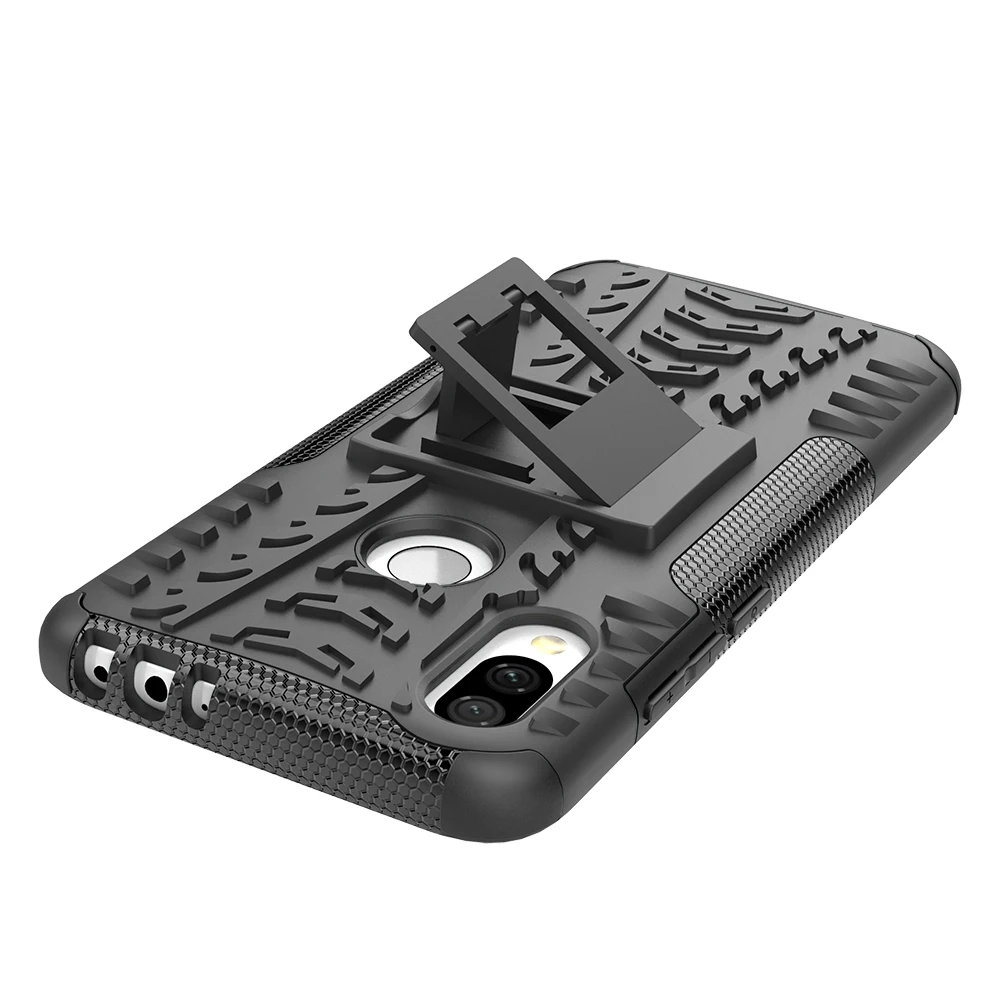 Armor Case ShockProof for XiaoMi Mi9 Mi 9SE 9 RedMi Note 7 Pro Global Version Heavy Duty Hard Soft Silicone Stand Cover |