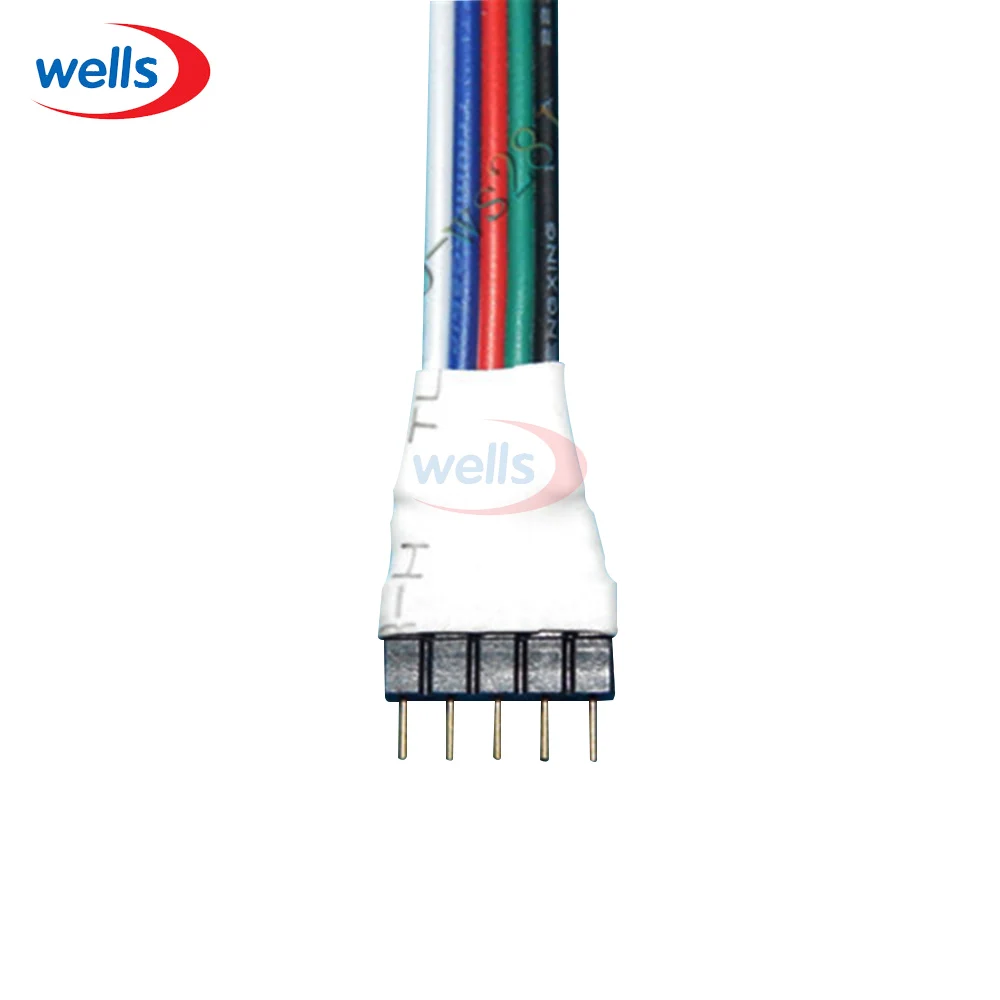 5 пар контактный светодиодный разъем папа мама с кабелем длиной 15 см для