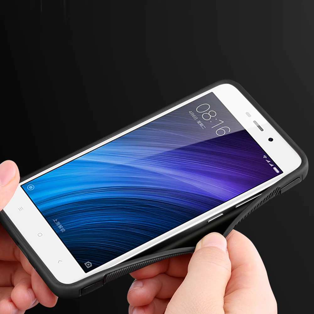 Чехол для Xiaomi redmi 4x кейс держатель для колец подставка xiomi redmi 4x xiami чехол для Xiaomi redmi 4x чехол для телефона черный 32 Гб