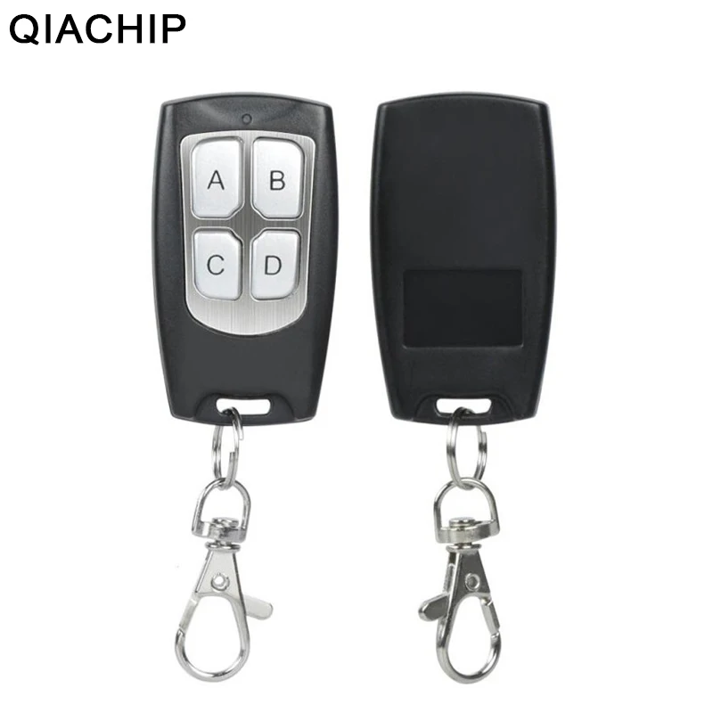 

QIACHIP 433mhz 4CH Universal Wireless RF Relay Transmitter Button Remote Control Switch For Smart Home Gate Garage Door Opener