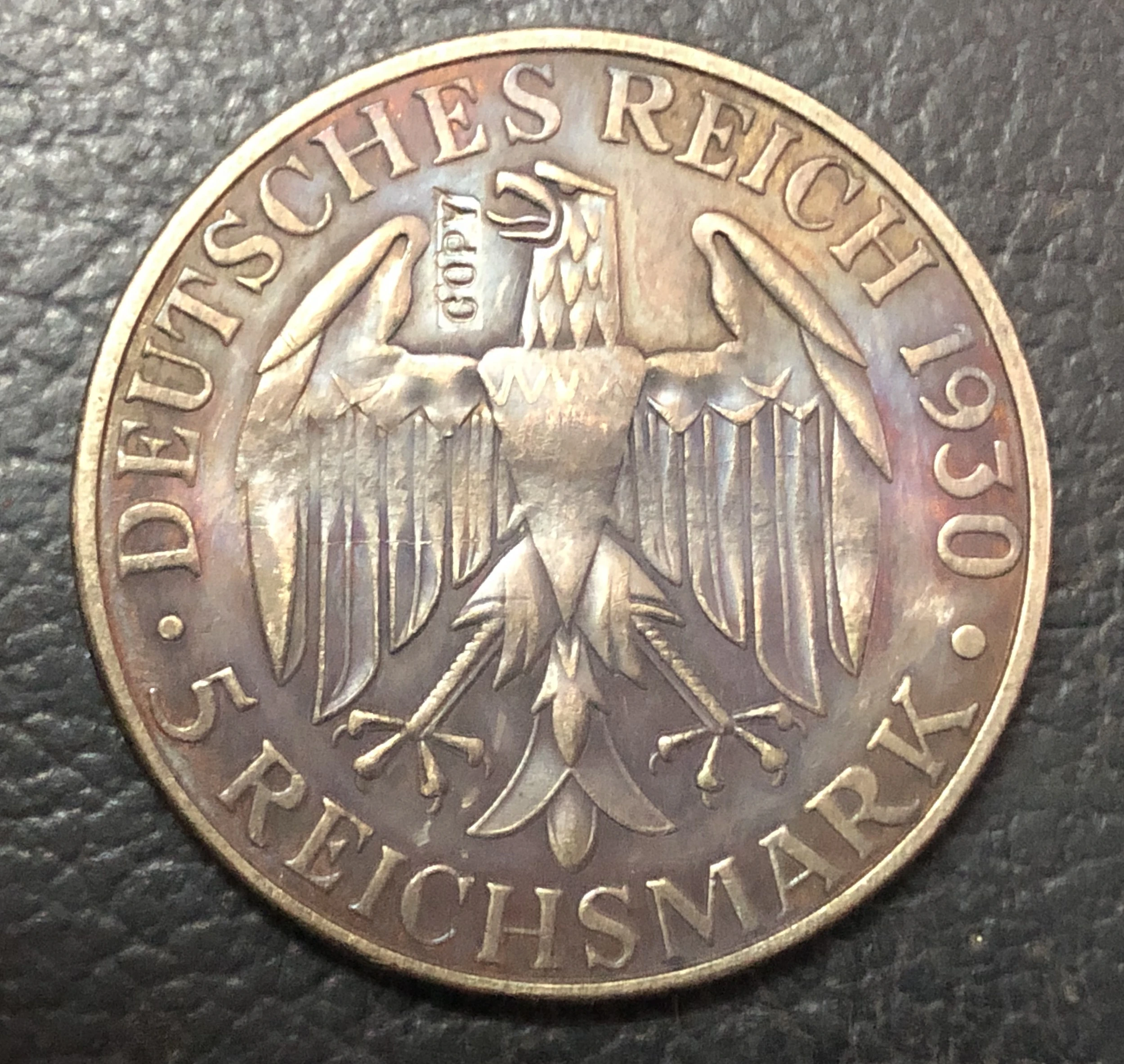 1930 Германия 5 рейхсмартк Граф Цеппелин