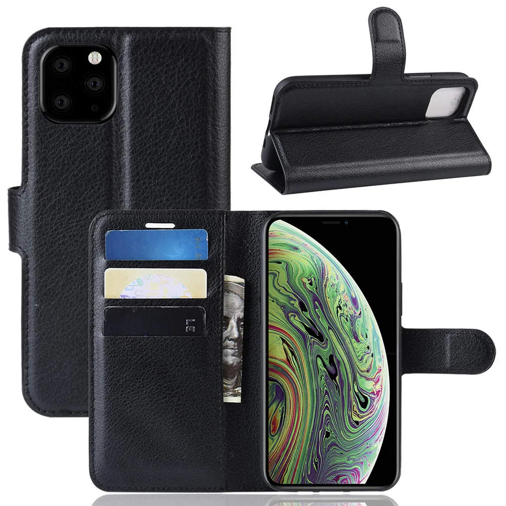 

100pcs/lot Phone cases For Iphone 2019 6.5 5.8inch XS MAX ychee wallet leather PU TPU cover case for iphone XR X 8 7 6 plus