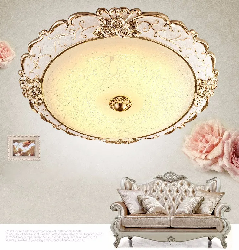 Потолочные светодиодные лампы в европейском стиле для гостиной люстры из