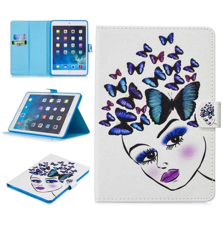 Телефон Etui для Coque iPad mini 1/2/3 Чехол Роскошная бабочка Сова Лев кожаный бумажник откидная крышка для Apple iPad mini 1/2/3 Capinha