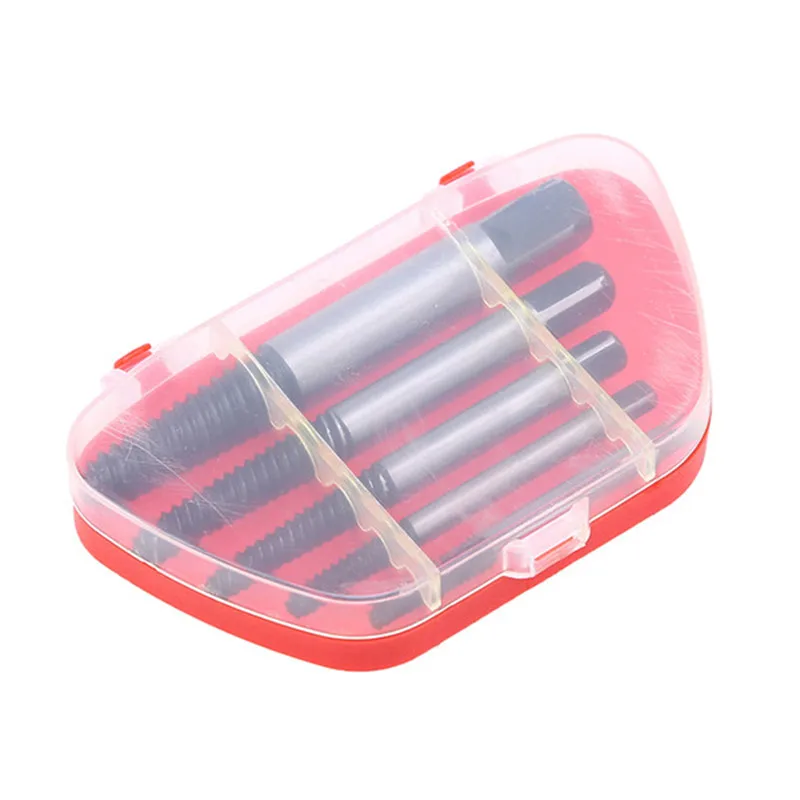 

5/6pcs/set Screw Extractors Damaged Broken Screws Removal Tool Drill Bits Guide Set Broken Damaged Bolt Remover Hand Tools