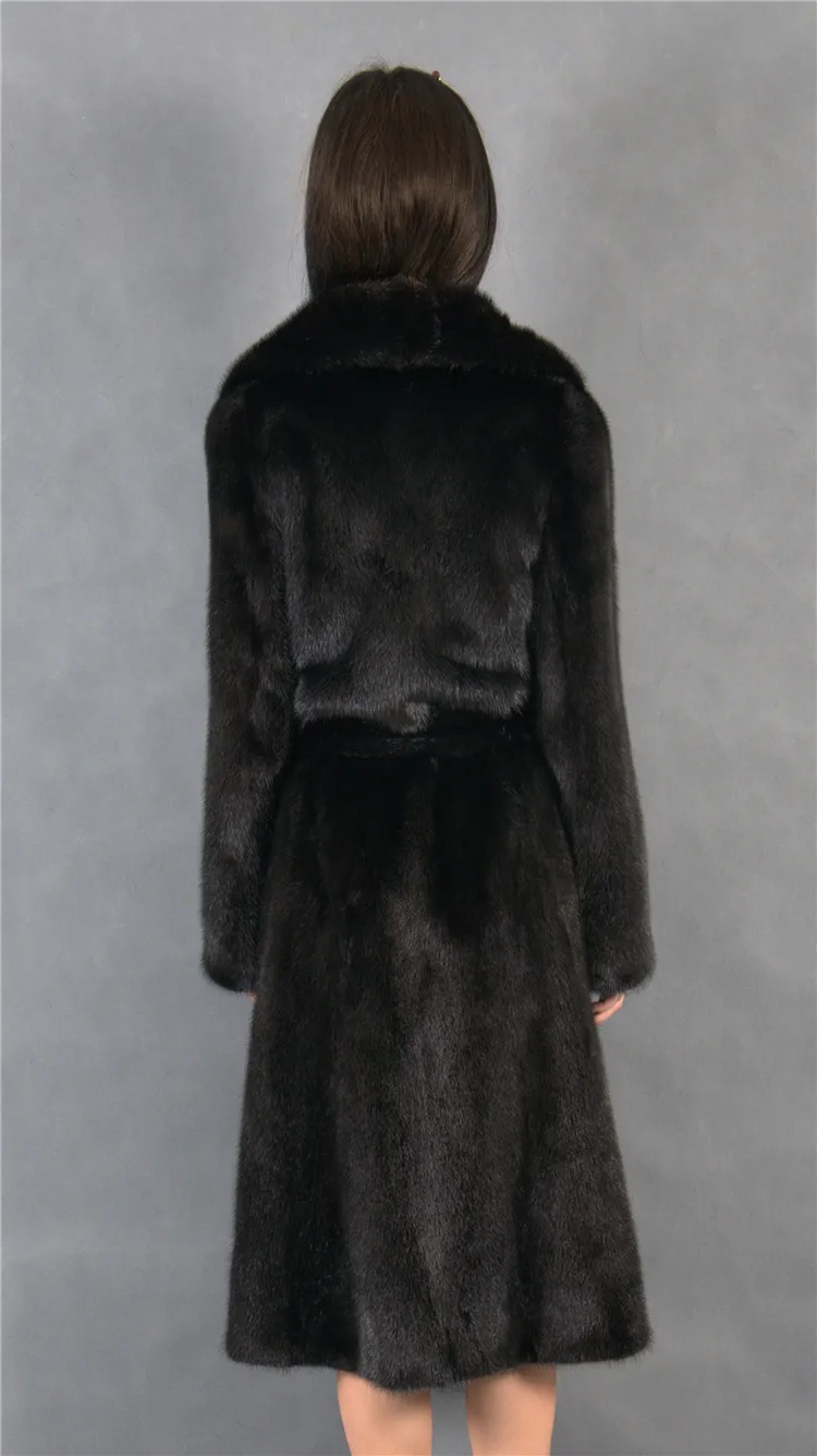 Arlene Sain женское датское пальто из меха норки с воротником и поясом бесплатная