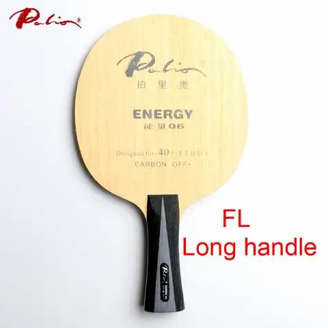 Palio official energy 06 лезвие для настольного тенниса специально для 40+ материал ракетка для настольного тенниса игра Быстрая атака петля углеродное лезвие - Цвет: FL long handle