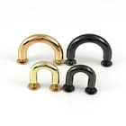 Металлические D-образные кольца для сумки, 2 шт., анкерные пряжки, арочный мост с винтами, крючки, ремни для сумок, кожаные ремни, 2 размера