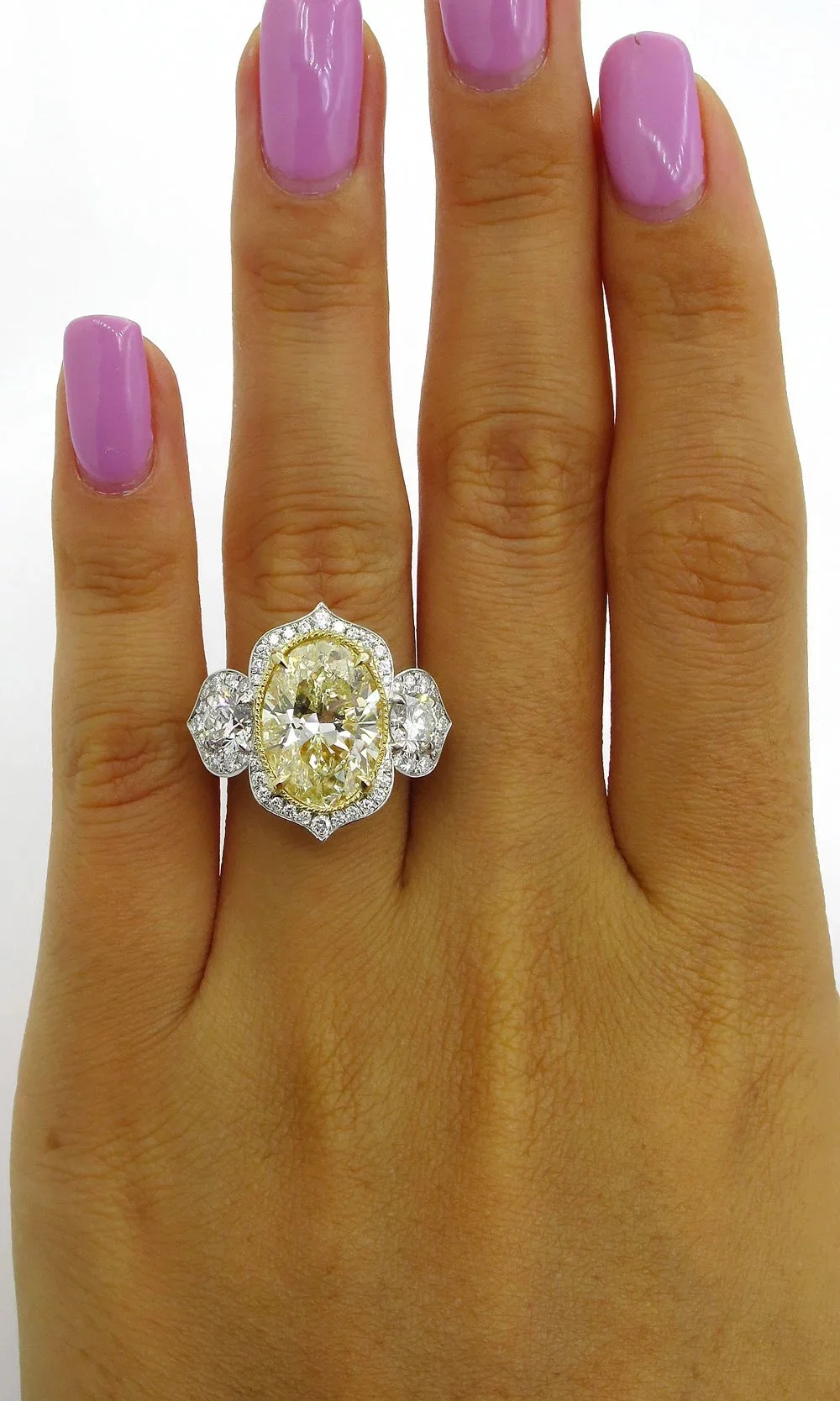 Щепка S925 яйцо Аметрин с бриллиантом кольцо из перидота Bague или Jaune Anillos De овальной Джейд со стразами идеально сочетаются с нарядным для Для женщин драгоценный камень Bizuteria большое кольцо 925 серебро кольц