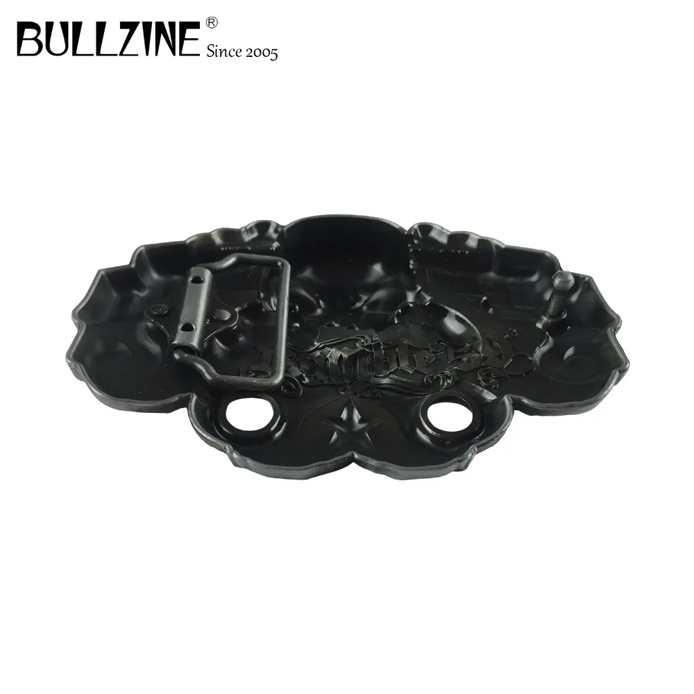 Bullzine горячая Распродажа череп головные уборы ковбойские пряжки ремня с