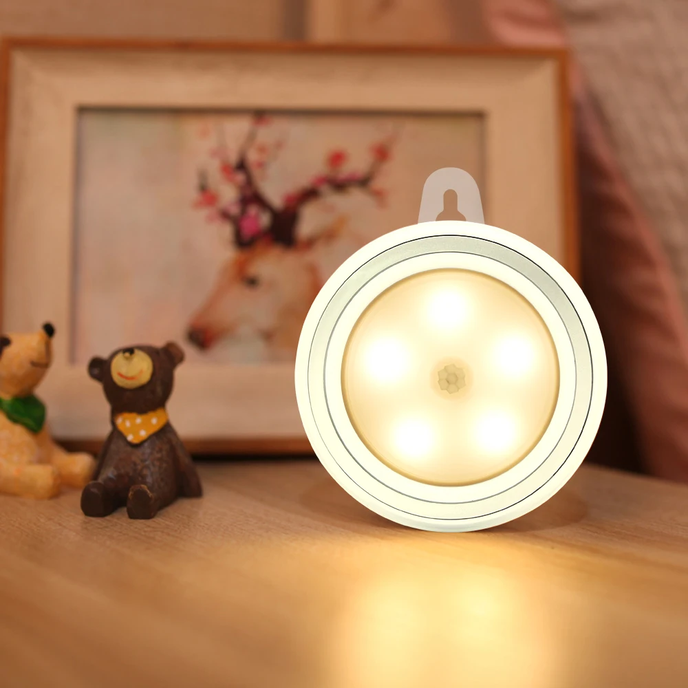 

PIR Motion Sensor LED Closet light AA Battery Powered Indoor Stairway corridor wardrobe Cabinet Lighting Wall Lamp