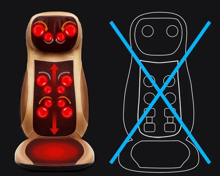 Автомобильный массажер системное многофункциональное массажное кресло подушка