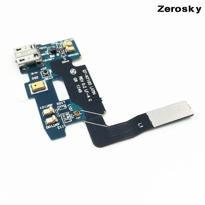 Новый для Samsung Note2/N7100 плата задняя вилка USB зарядная док-станция гибкий кабель