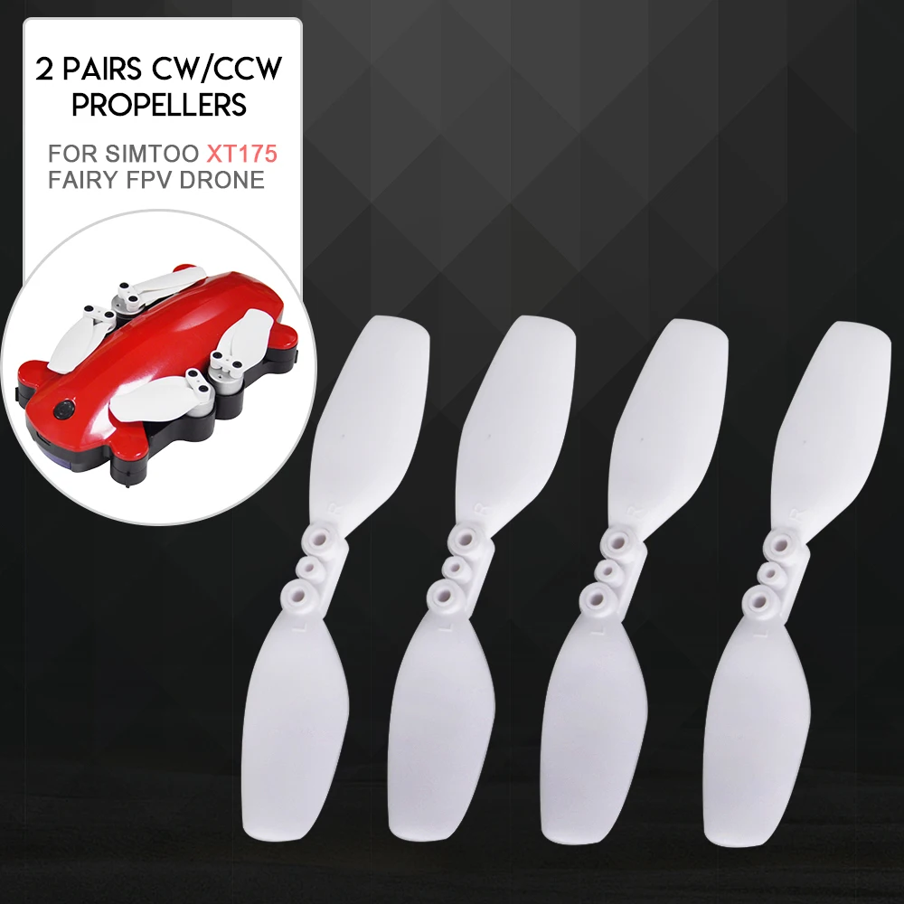 2 пары Дрон Пропеллер CW/CCW Для SIMTOO XT175 Фея RC FPV Квадрокоптер|Детали и аксессуары| |