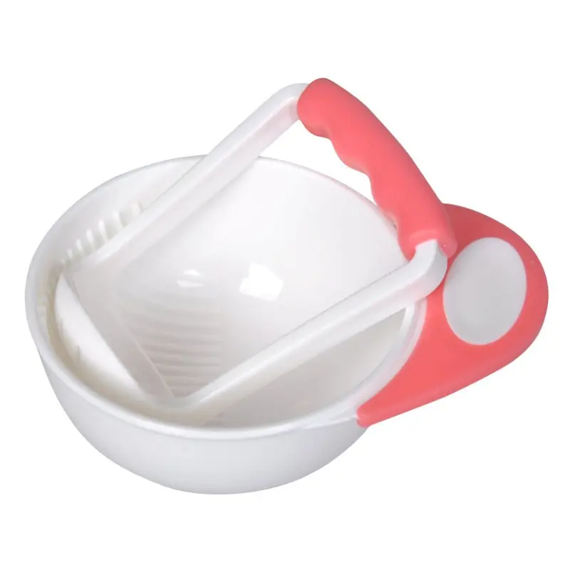 Детские тарелки для обучения младенцу шлифовальная чаша пищевая добавка ручной