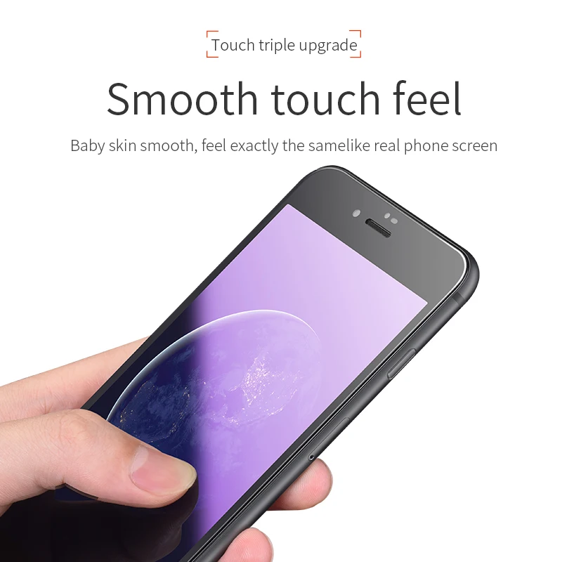 Закаленное стекло YKSPACE 9H с защитой от синего света Защитная пленка для iPhone 6 6S 7 8 Plus