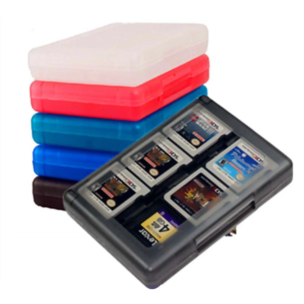 Чехол для игровой карты 24 в 1 держатель памяти Micro SD Find NDS 3DS LL XL пластиковые ящики