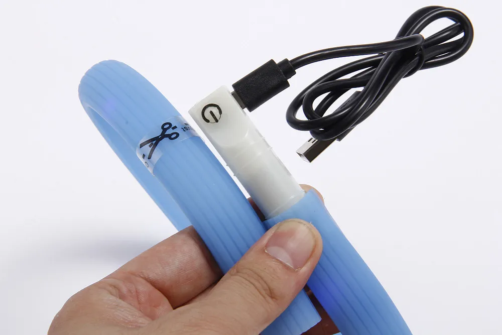 Ошейник для собак Светодиодный светильник водонепроницаемый USB Перезаряжаемый ошейник Светодиодный светящийся светильник DogSafety для маленьких средних собак# X