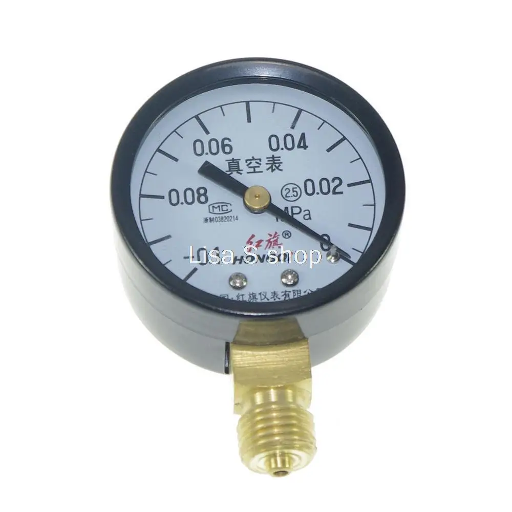 

Vacuum Gauge Air Pressure Gauge Universal Gauge M14*1.5 50mm Dia -0.1-0Mpa