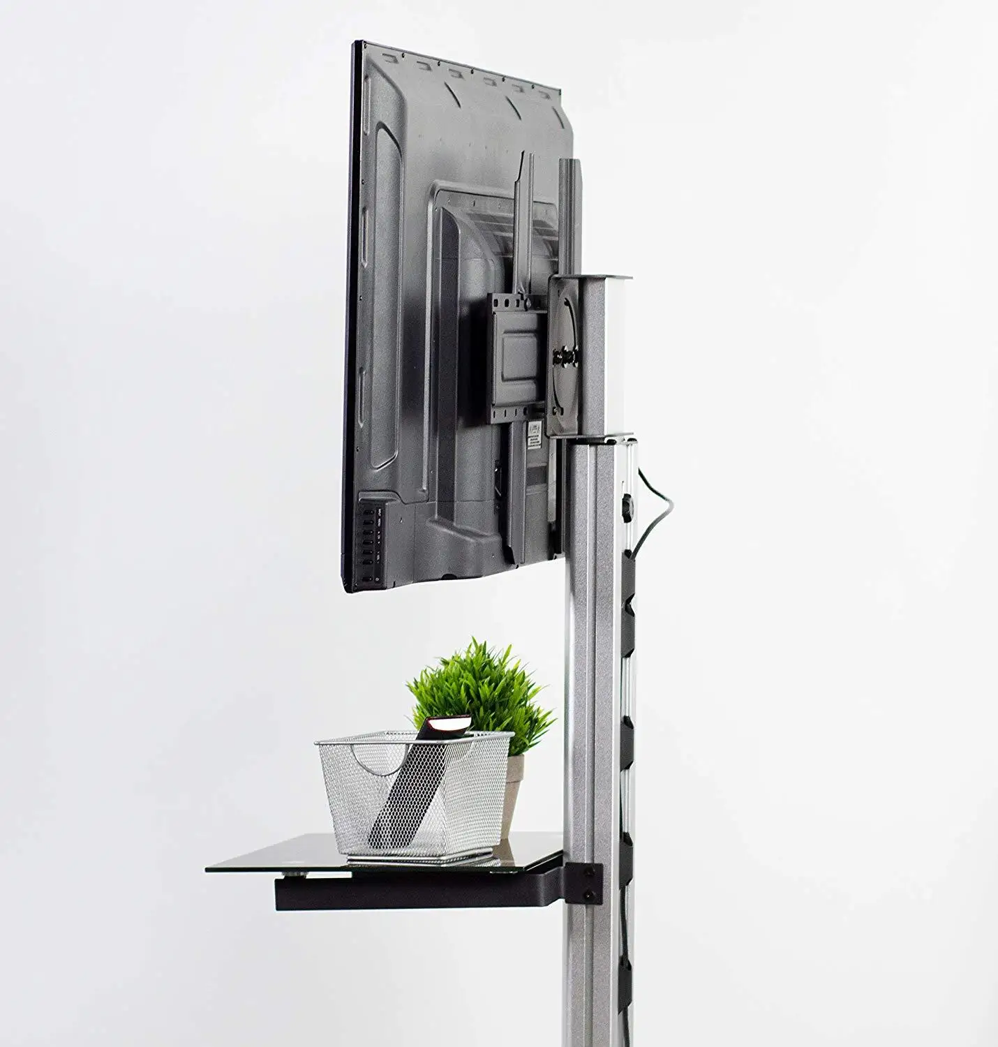 Тележка для мобильного телевизора из алюминиевого сплава тележка ЖК экранов с