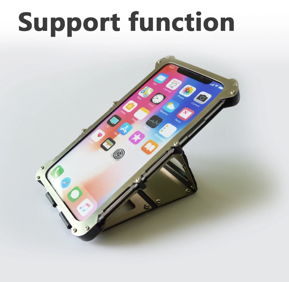 R-JUST сталь флип чехол для Apple iPhone X Железный человек 360 Полный противоударный чехол для телефона кронштейн Стенд чехол