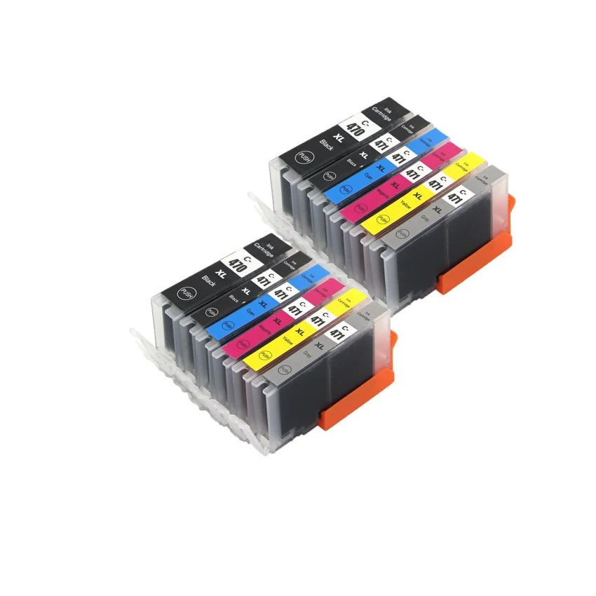 Картридж для принтеров canon PIXMA MG6340 MG7140 IP8740 совместимый с цветными чернилами M Y GY 6