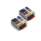 Картридж для принтеров canon PIXMA MG6340 MG7140 IP8740, совместимый с цветными чернилами, для принтеров canon PIXMA MG6340, M, Y, GY, 6 цветов