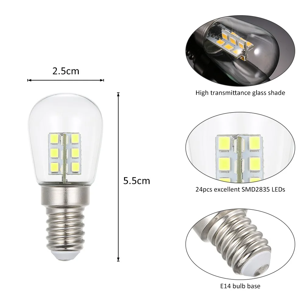 1x Мини E14 светодиодный лампы SMD2835 2 Вт хрустальная люстра 220 V светильник Кукуруза