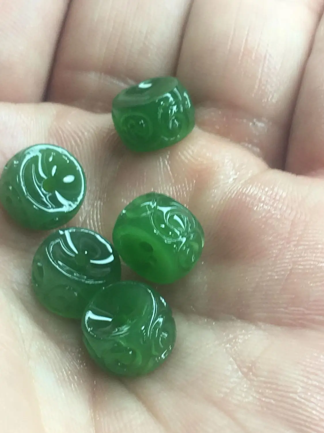 Натуральные и тимби нефритовые бусинки для резьбы по дереву тимби|Бусины| |