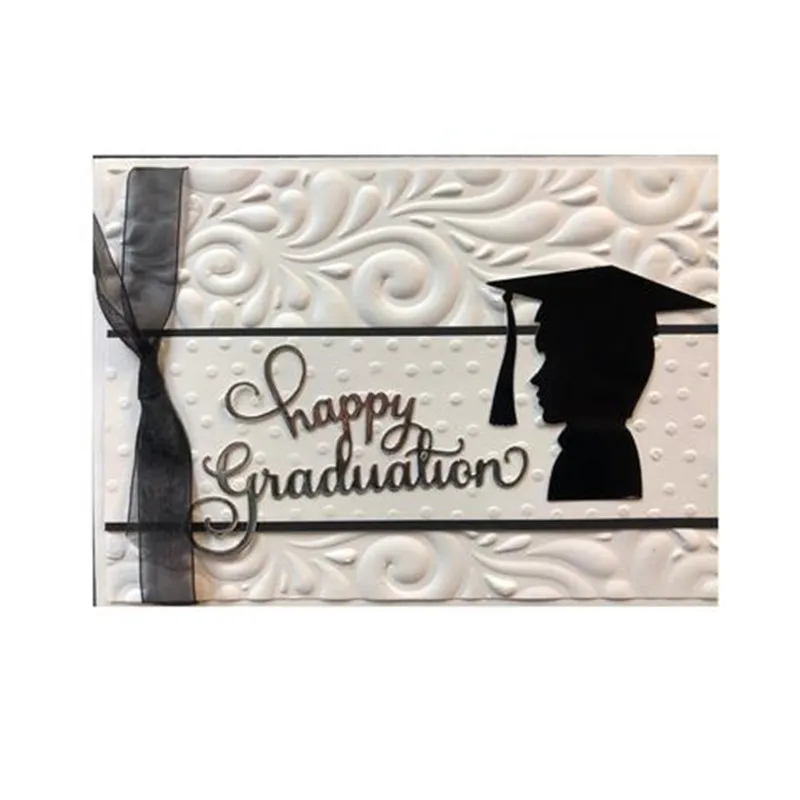 Eastshape Happy Graduate слова металла резки штампованный по трафарету Скрапбукинг для