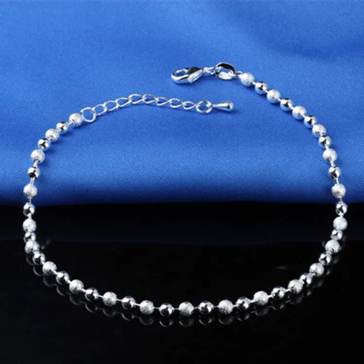 Браслеты на лодыжку с покрытием из стерлингового серебра аксессуары для ног