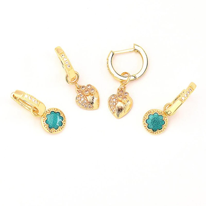 KOFSAC новые модные золотые серьги для женщин ювелирные изделия очарование циркон